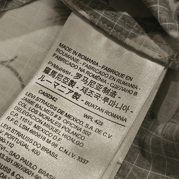 Levi's Made & Crafted Camp Shirt 2/M - Picture 6 of 7